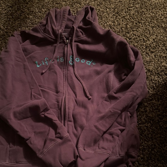 Life Is Good Tops - Life Is Good Deep Purple Hoodie